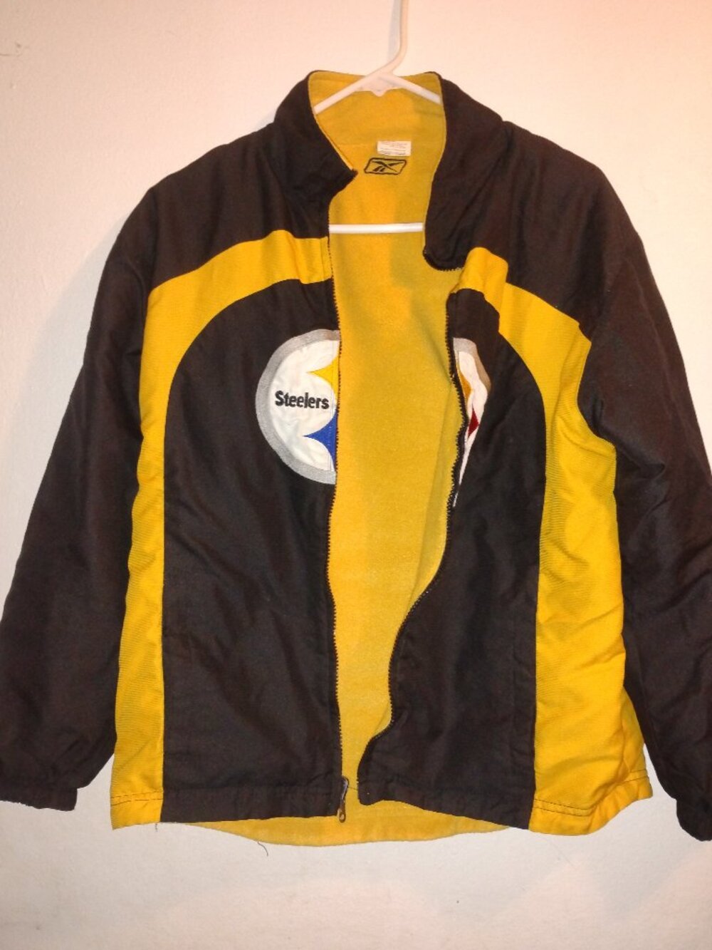 Reebok Pittsburgh Steelers reversible jacket